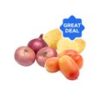 Onion (1 kg) + Potato 1 kg + Hybrid Tomato -500 g Combo