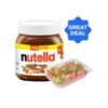 Nutella Ferrero Hazelnut Chocolate Spread + Strawberry Combo