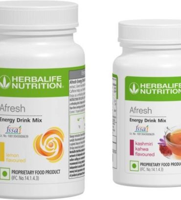 HERBALIFE LEMON AND KASMIRI KAHWA AFRESH ENERGY DRINK