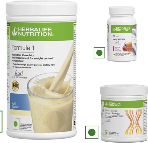 HERBALIFE F 1 KULFI SHAKE AND KASMIRI KAHWA AFRESH