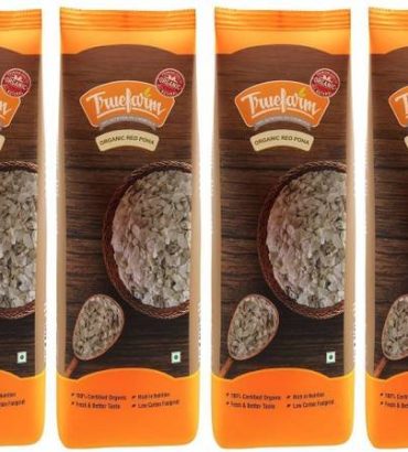 Truefarm Organic Red Poha Pouch