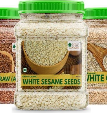 Bliss of Earth USDA Certified Combo Of Organic Sesame S...