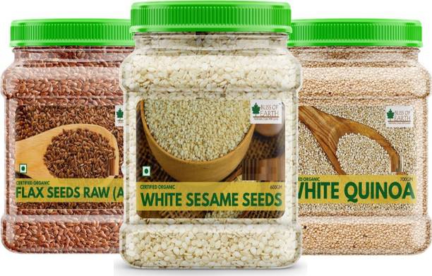 Bliss of Earth USDA Certified Combo Of Organic Sesame S...