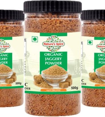 Nature's Spice Organic Jaggery Powder - Combo Pack of 3...