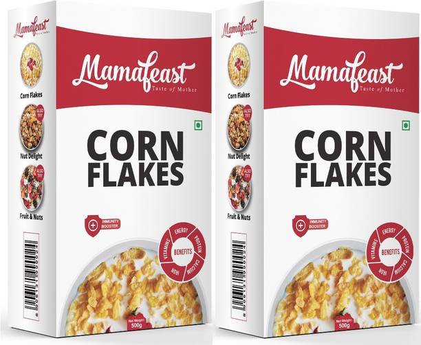 Mamafeast by Mamafeast Cornflakes 500g| Breakfast Cereal