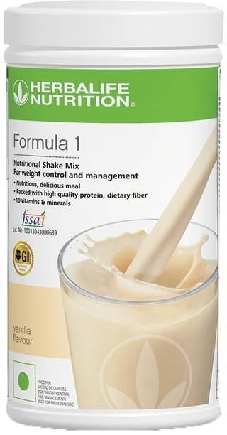 HERBALIFE FORMULA 1 NUTRITIONAL SHAKE MIX VANILA FLAVOR