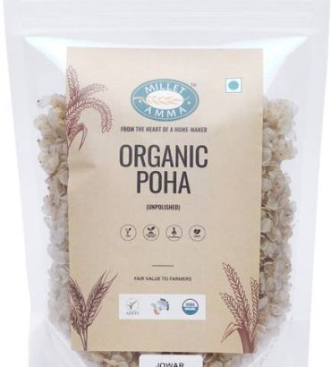 MILLET AMMA Jowar Poha Flakes, Gluten Free, Healthy