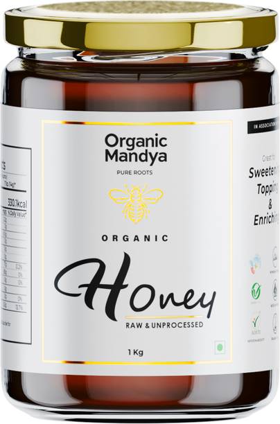 Organic Mandya Wild Forest Honey 1KG || NPOP Organic Ce...