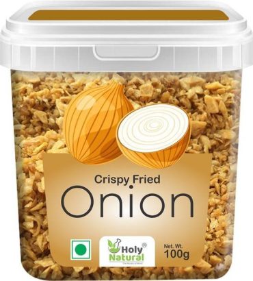 Holy Natural Crispy Fried Onion 100 gm, Crunchy Birista