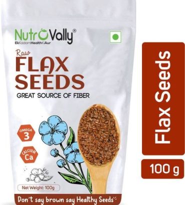 NutroVally Flax Seeds for Weight Loss Rich in Protein
