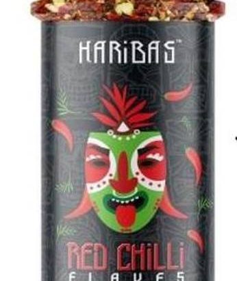 HARIBAS Dry Chilli Flakes ( Dried RED Chilly in Sprinkles)