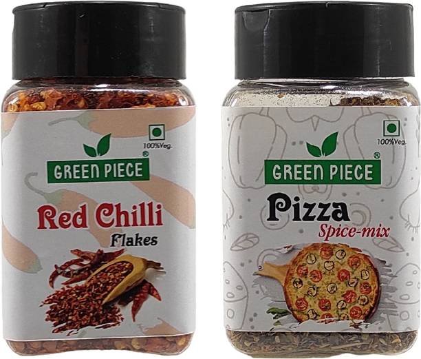 GREEN PIECE Red Chilli Flex (50g), Pizza Seasoning