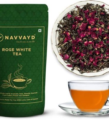 Navvayd Organic Rose White Tea White Tea Pouch