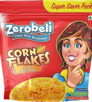 Zerobeli Delicious Low Fat Golden Corn Flakes