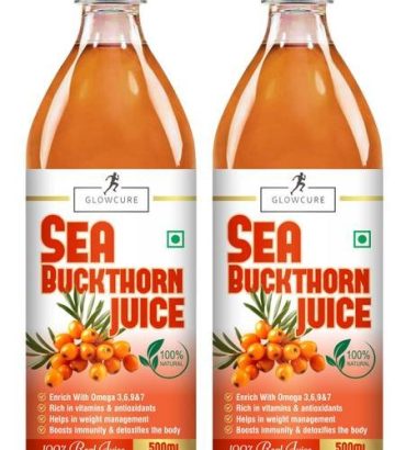 GLOWCURE Sea Buckthorn Juice | Immunity Booster | Omega 3 antioxidants