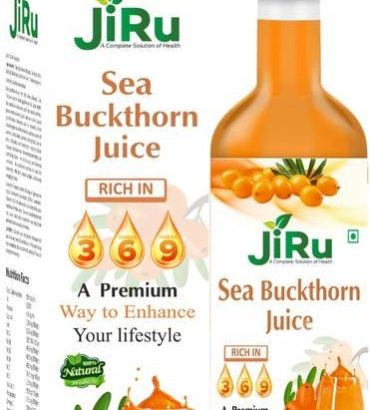 JiRu Sea Buckthorn Pulp Juice | Omega 3, 6, 7, and 9