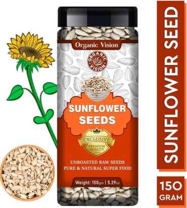 Organic Vision Certified Raw Sunflower Seeds Healthy Su...