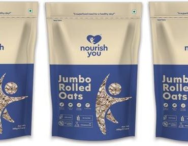 Nourish You by Nourish you Jumbo Rolled Oats,Wholegrain