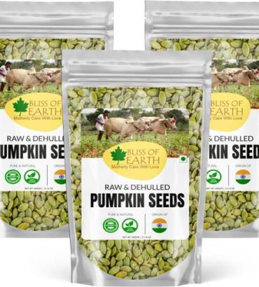 Bliss of Earth 3x600GM Naturally Organic Pumpkin Seeds ...