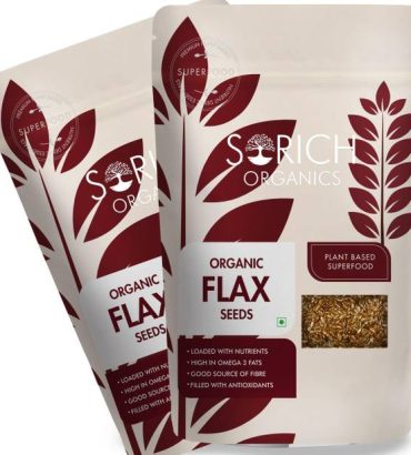 Sorich Organics Flax Seeds 900GM Each|Omega 3 Fatty Aci...