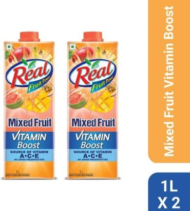 Real Mixed Fruit : Vitamin Boost, Refreshing drink, No preservatives