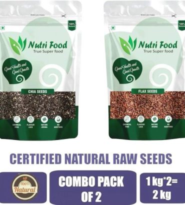 Nutri food Nutri food organic Raw chia seeds Raw flax s...