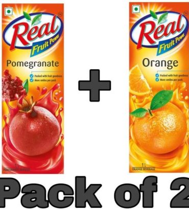 Real pomegranate juice and orange juice