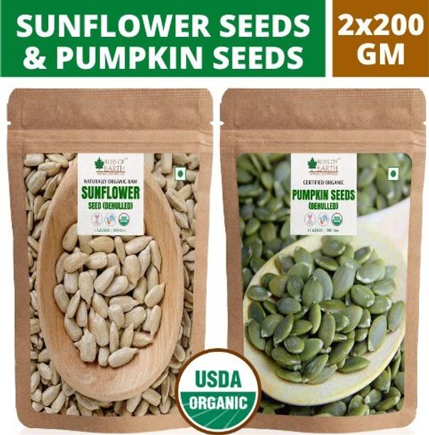 Bliss of Earth USDA Organic Combo Of Sunflower Seed And...