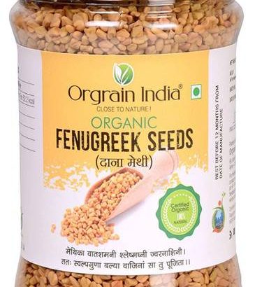 Orgrain India Certified Organic Fenugreek Seeds 200g