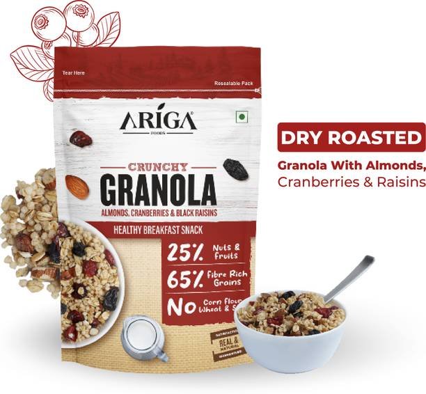 Ariga Foods by Ariga Foods Crunchy Granola Cranberries