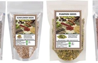 ORGANIC HERBS COMBO OF RAW CHIA ,SUNFLOWER, PUMPKIN , F...