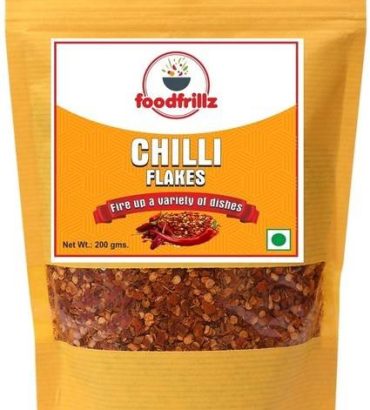 foodfrillz Premium Quality Chilli Flakes 200 g Pouch