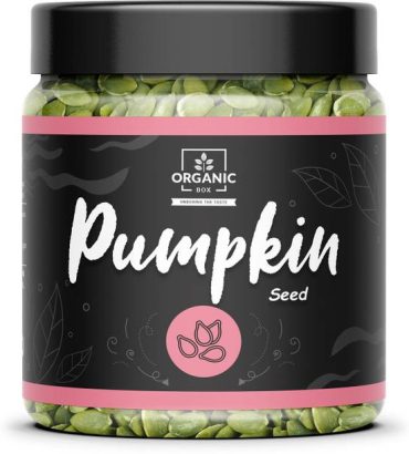 Organic Box Pumpkin Seeds for Eating, Rich in Protein &...