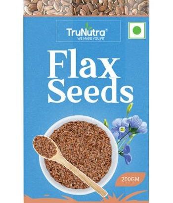 TruNutra Raw Flax seeds Rich in Omega 3 with Zinc