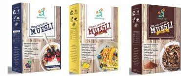 LEANBEING Muesli Fruit & Nut Mango Muesli Nuts, Berries