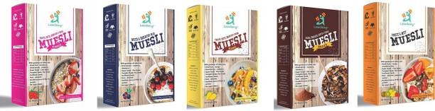 LEANBEING Muesli Fruit & Nut Mango Muesli Nuts, Berries