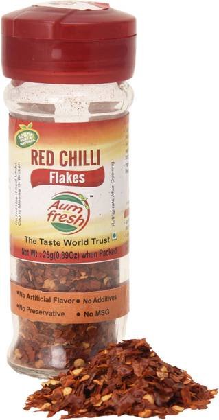 Aum Fresh Red Chilli Flakes - 100% Pure & Natural