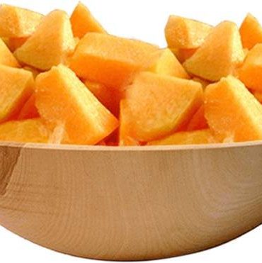 Muskmelon Cubes Cut