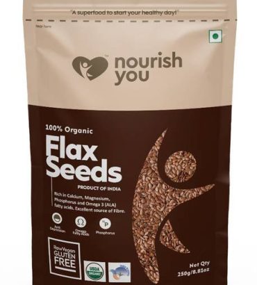 Nourish You Organic Flax Seeds | Rich in Omega 3