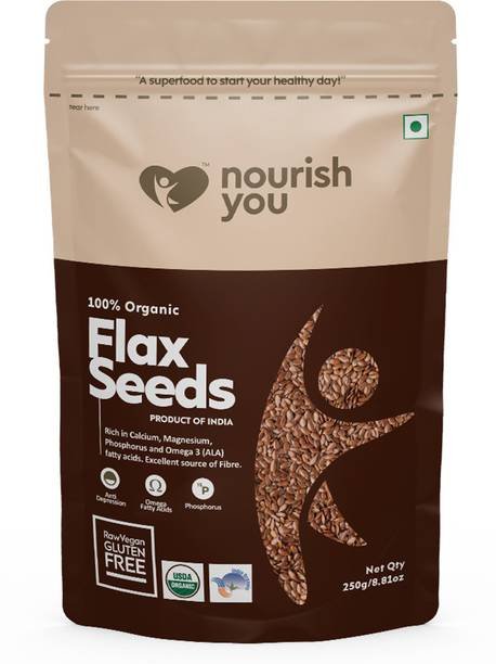 Nourish You Organic Flax Seeds | Rich in Omega 3