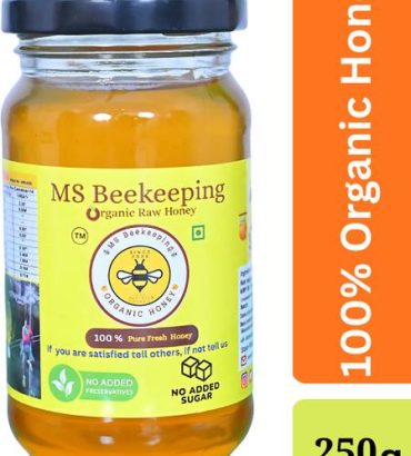 MS Beekeeping Pure Organic Raw Honey