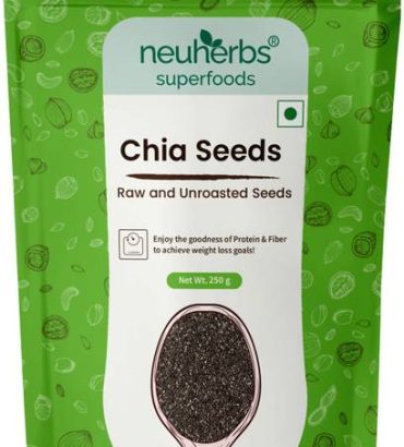 Neuherbs Raw & Unroasted Organic Chia Seeds|Source Of O...