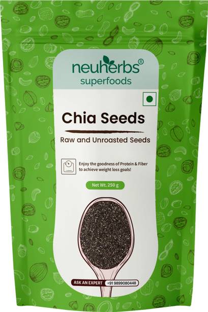 Neuherbs Raw & Unroasted Organic Chia Seeds|Source Of O...