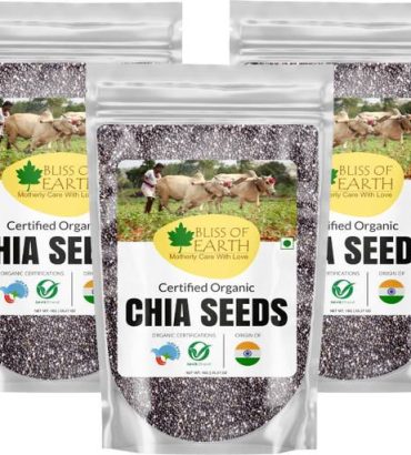 Bliss of Earth 3KG Certified Organic Chia Seeds Raw Sup...