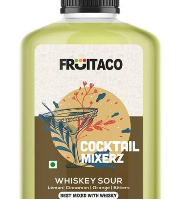 fruitaco Whiskey Sour Cocktail Mixers - Finely Crafted non alcoholic serves 2 drinks