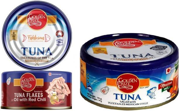 Golden Prize Tuna Sandwich Flakes in Oil with Red Chilli