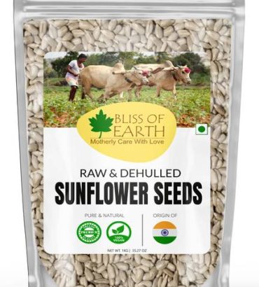 Bliss of Earth Naturally Organic Sunflower Seeds 1kg Fo...