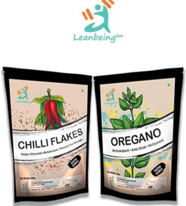 LEANBEING Pizza Combo | Oregano and Chilly flakes |200g