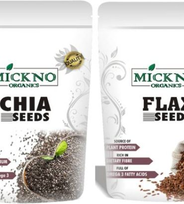 mickno organics Chia Seeds Flax Seeds Combo For Weight ...