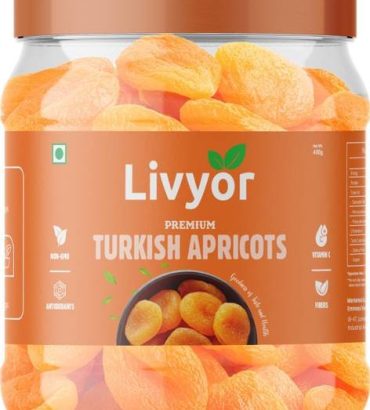 LIVYOR Premium Turkish Apricots | Dry Fruits Dried Apri...